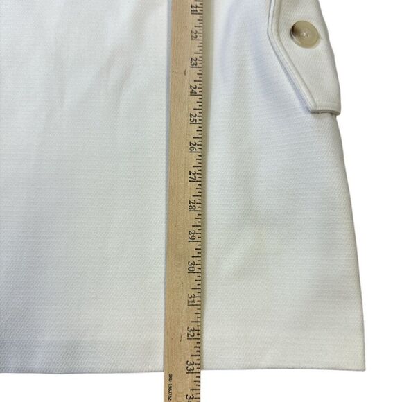 Self-Portrait Floral Frill Mini Dress White Sz 8 Romantic Feminine - Picture 15 of 15